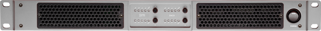 Devil D4.53 Professional D Class Audio Amplifier with 4 channels and 5300 watts per channel, front view